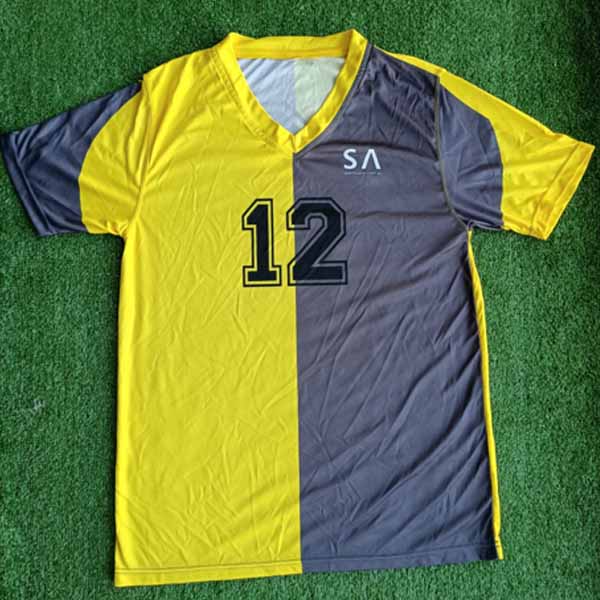Yellow Black Rugby Jersey Manufacturers in Australia